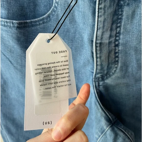 Universal Standard Jackie High Rise Cropped Jeans California Blue New Tags 2 - Picture 4 of 5